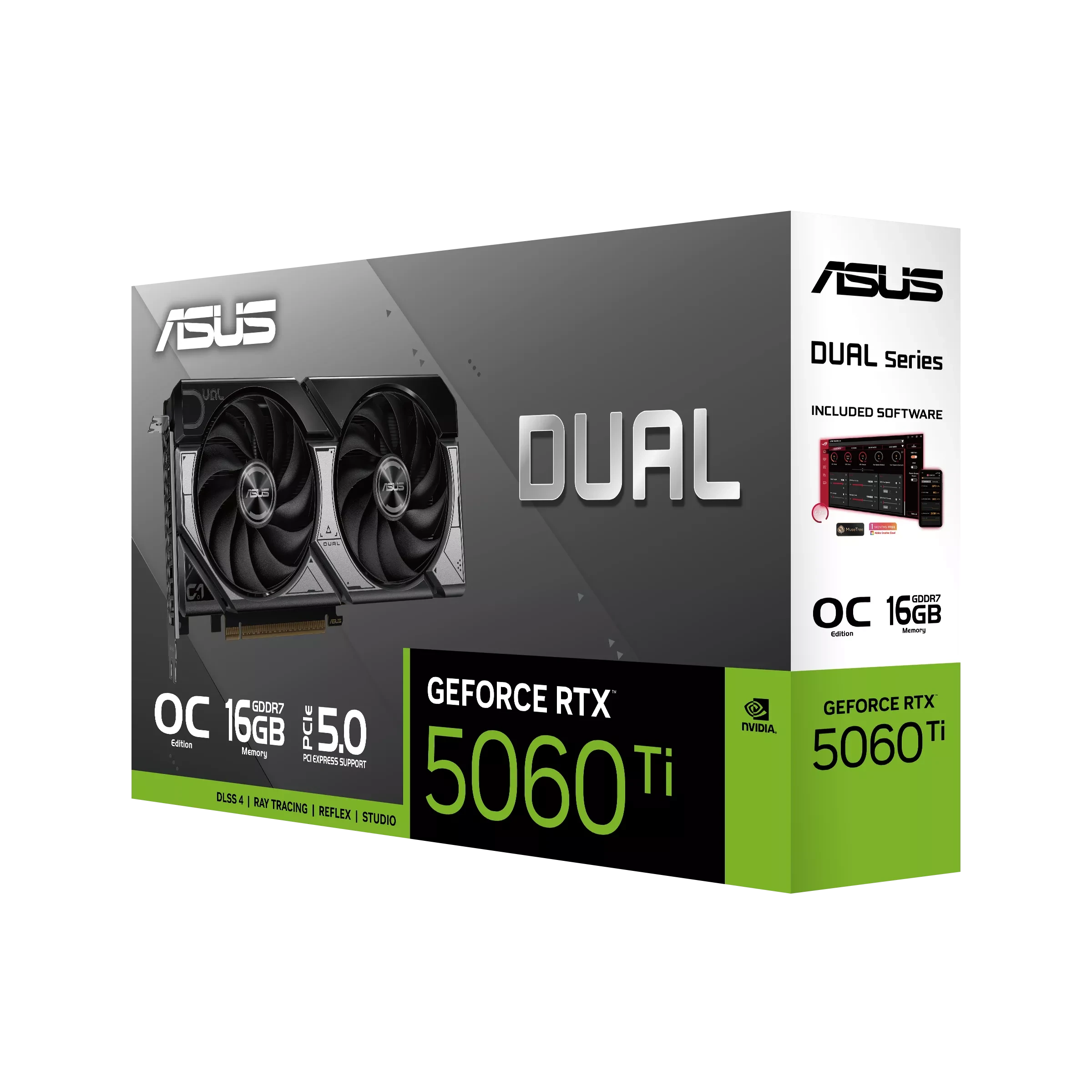 ASUS Dual GeForce RTX 5060 Ti O16G Graphics Card