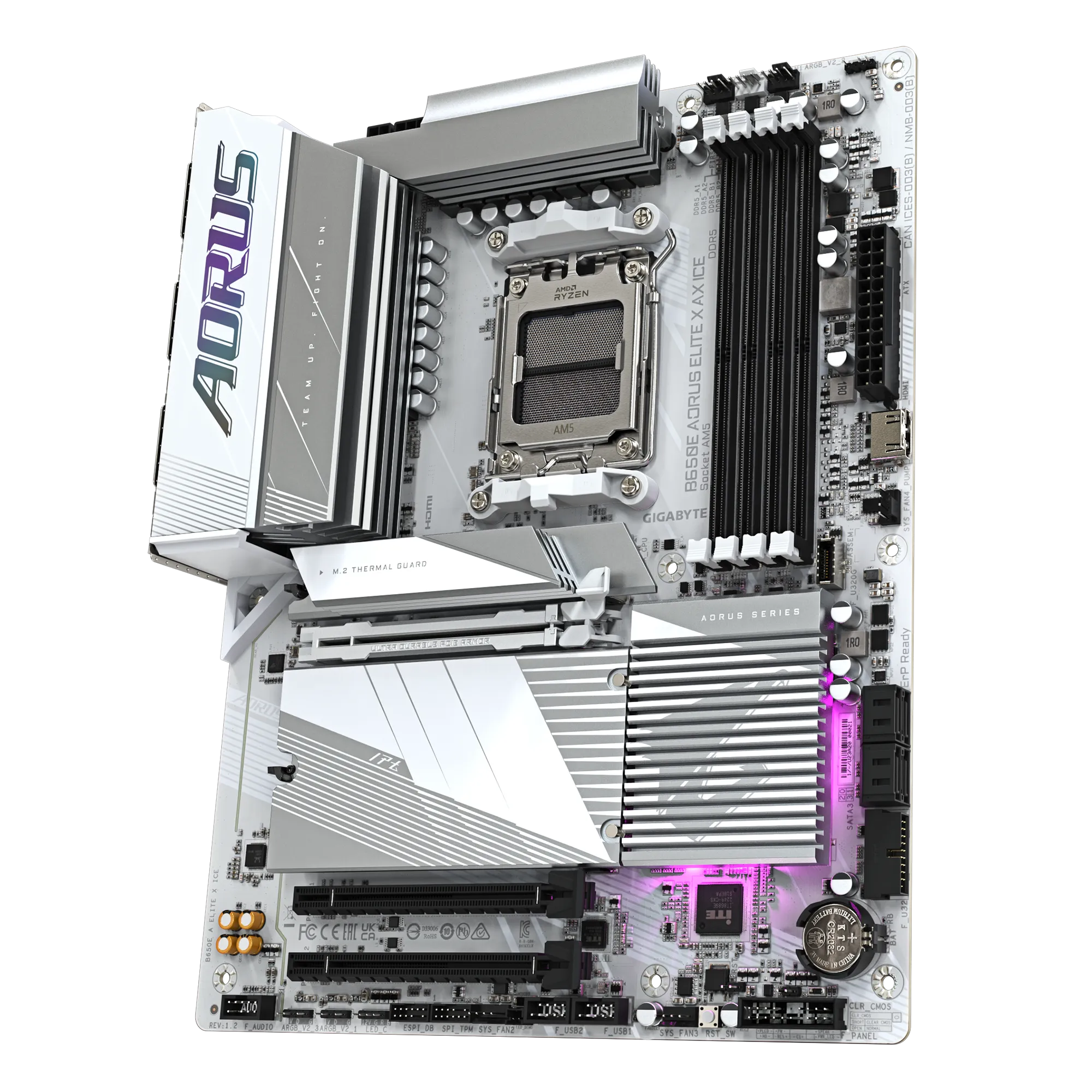 GIGABYTE B650E AORUS ELITE X AX ICE AM5 ATX Motherboard