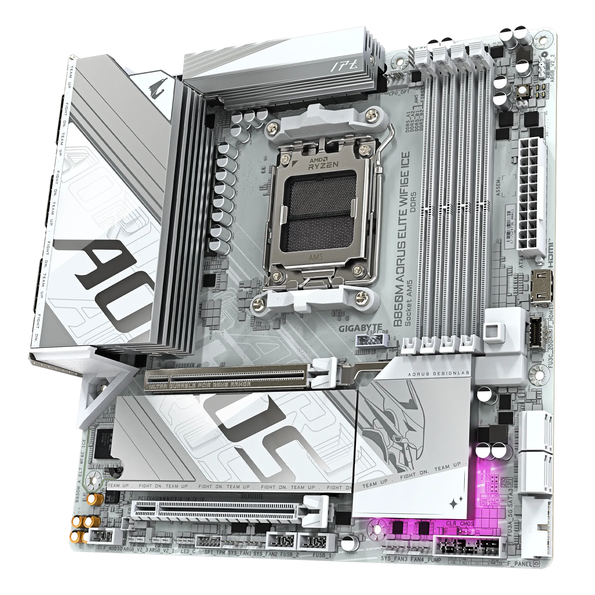 GIGABYTE B850M AORUS ELITE WIFI6E ICE