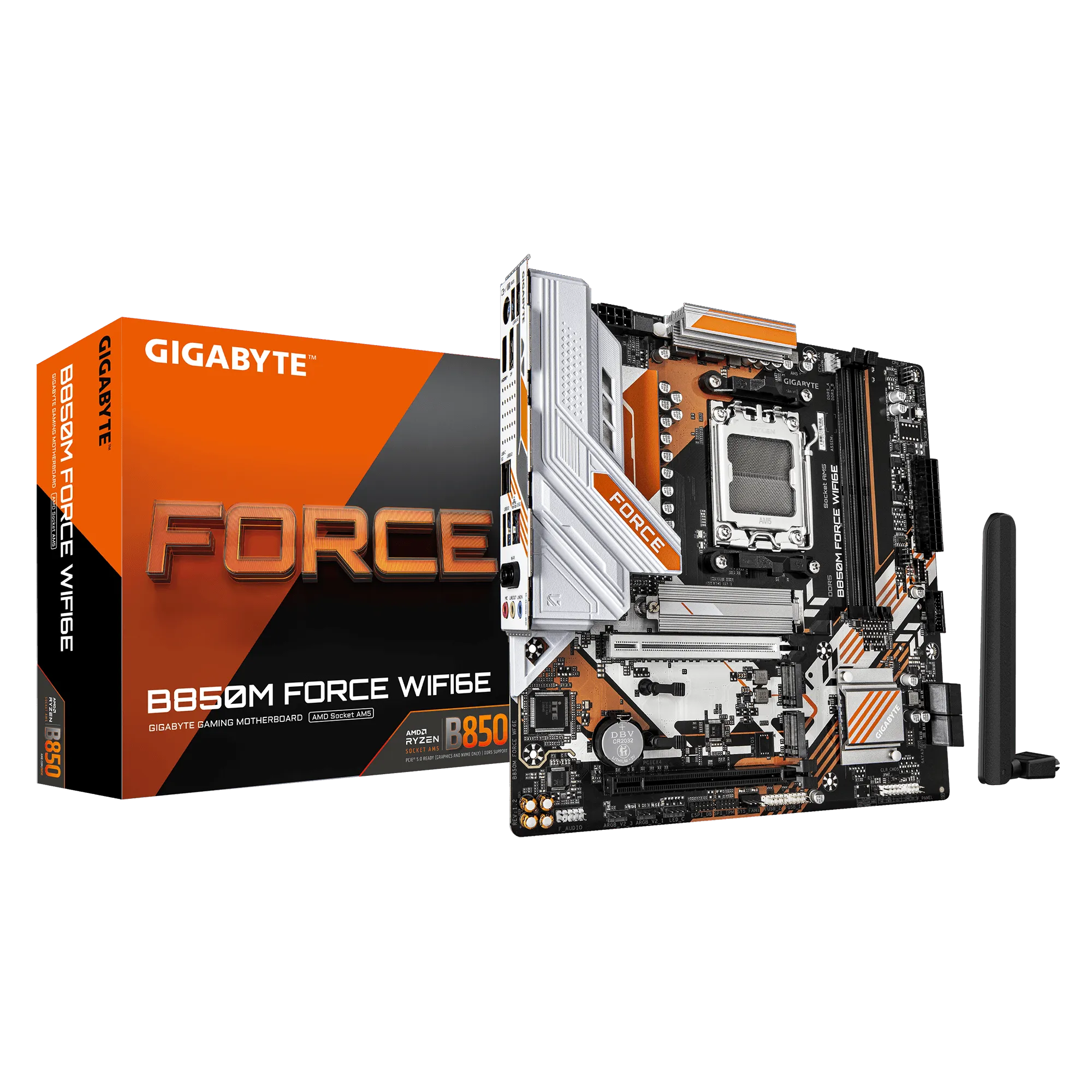 GIGABYTE B850M FORCE WIFI6E (Rev. 1.2) Micro-ATX AM5 Motherboard