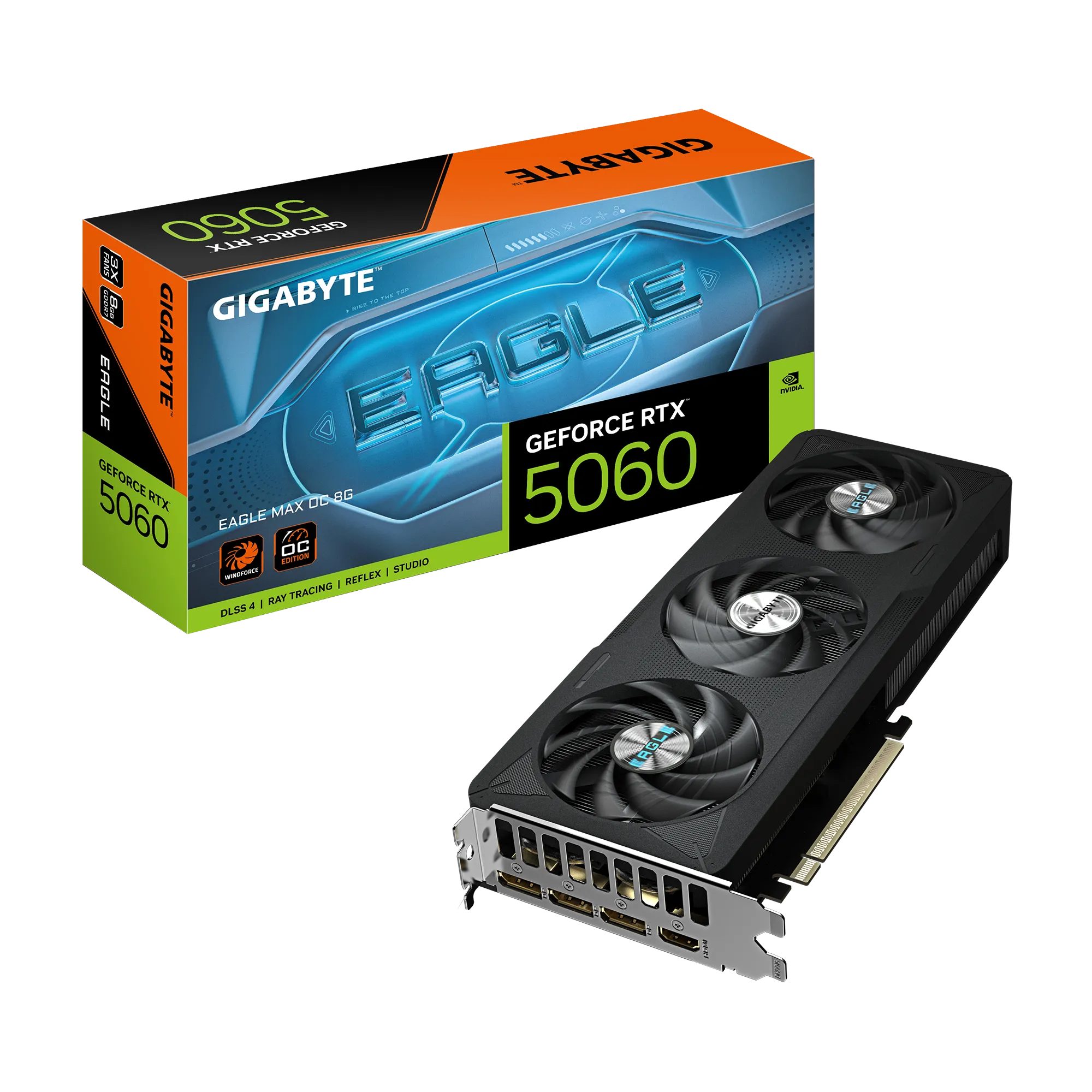 GIGABYTE GeForce RTX 5060 EAGLE MAX OC 8G Graphics Card