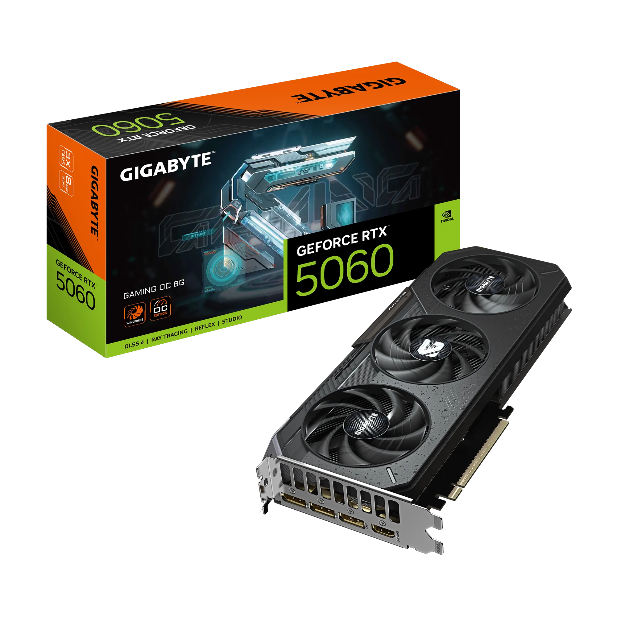GIGABYTE GeForce RTX 5060 GAMING OC 8G Graphics Card