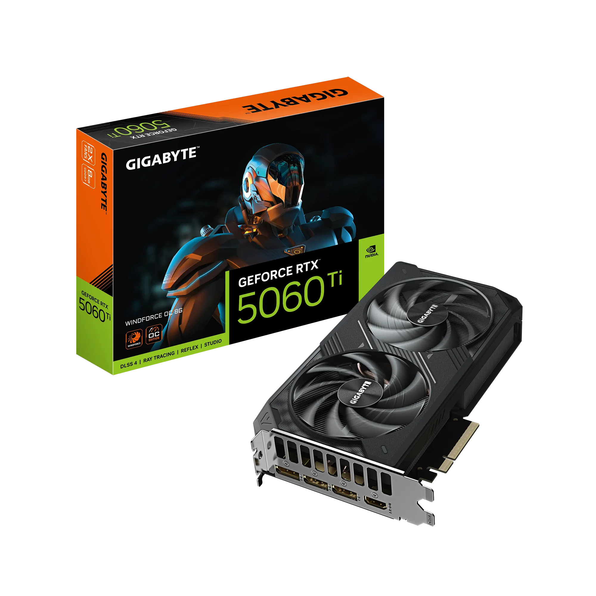 GIGABYTE GeForce RTX 5060 Ti WINDFORCE OC 8G Graphics Card