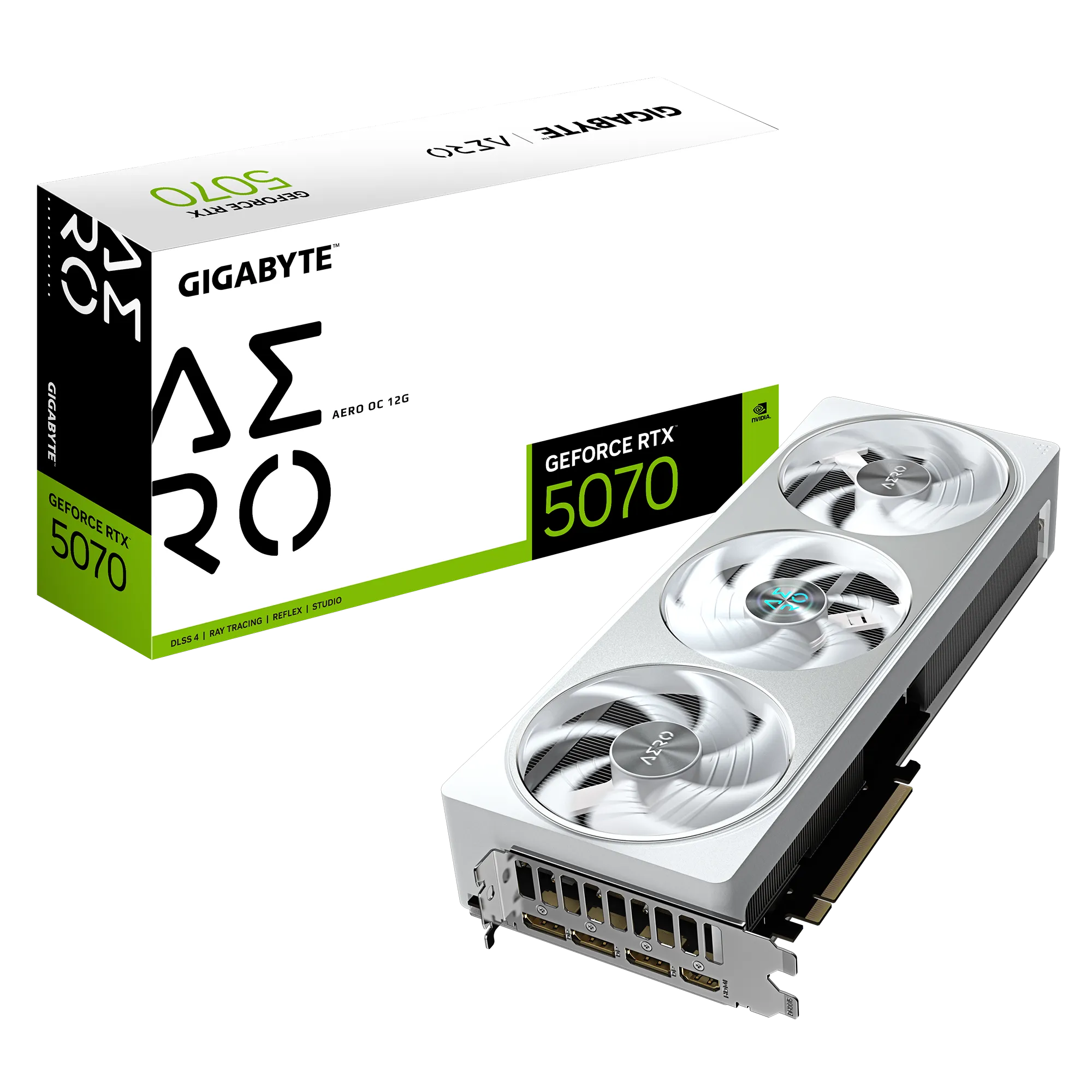 GIGABYTE GeForce RTX 5070 AERO OC 12G Graphics Card