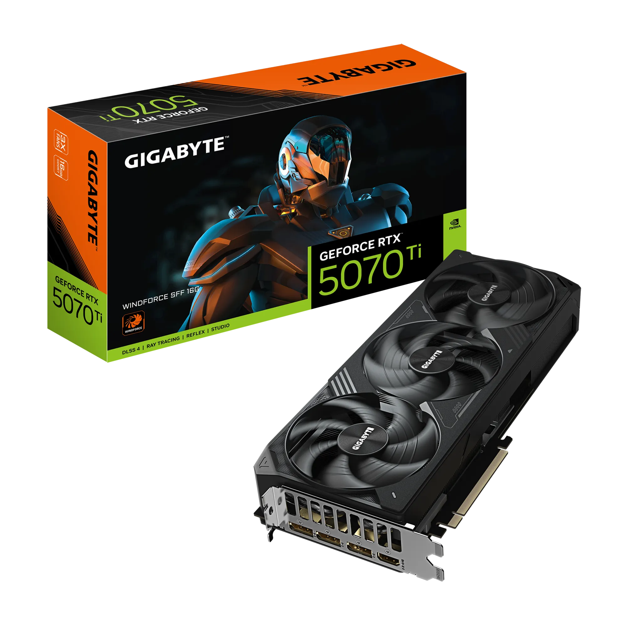 GIGABYTE GeForce RTX 5070 Ti WINDFORCE SFF 16G Graphics Card
