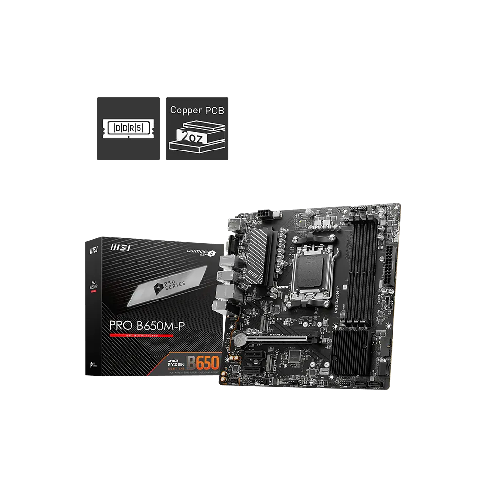 MSI PRO B650M-P Motherboard