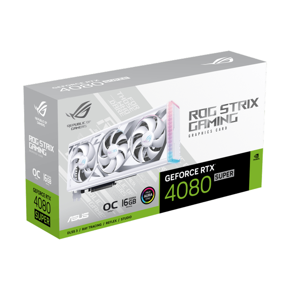 ASUS ROG Strix GeForce RTX 4080 SUPER 16GB GDDR6X White OC Edition
