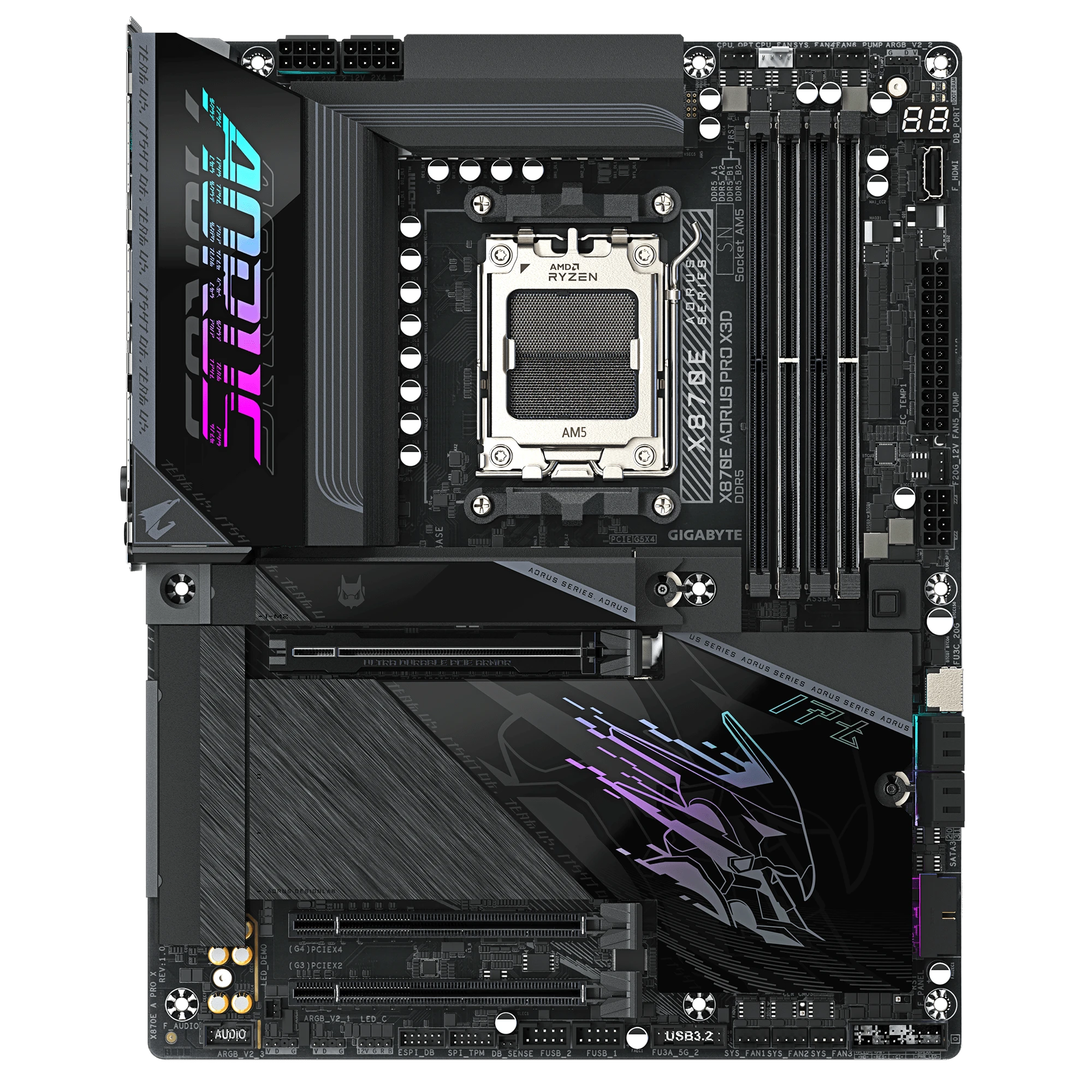 GIGABYTE X870E AORUS PRO X3D Motherboard