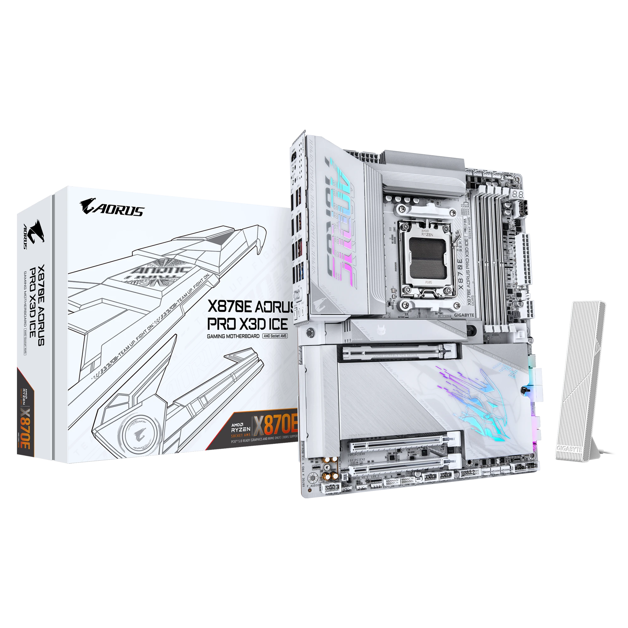 gigabyte x870e aorus pro x3d ice