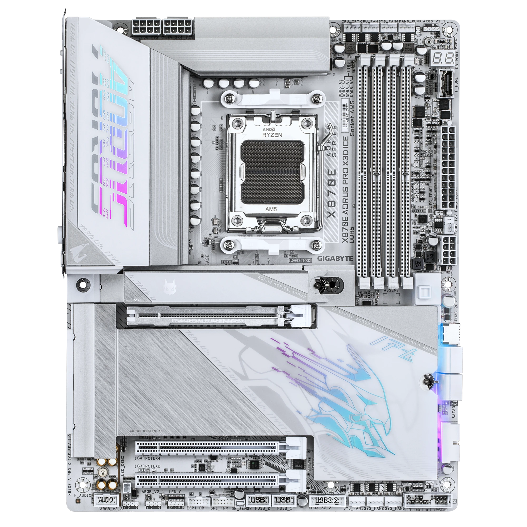 gigabyte x870e aorus pro x3d ice