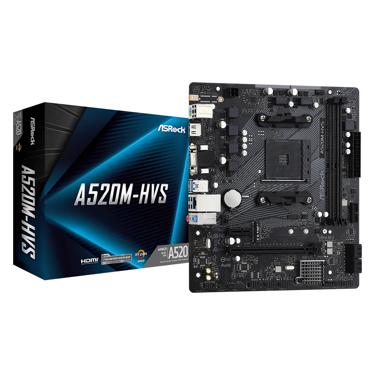 ASRock A520M-HVS Motherboard
