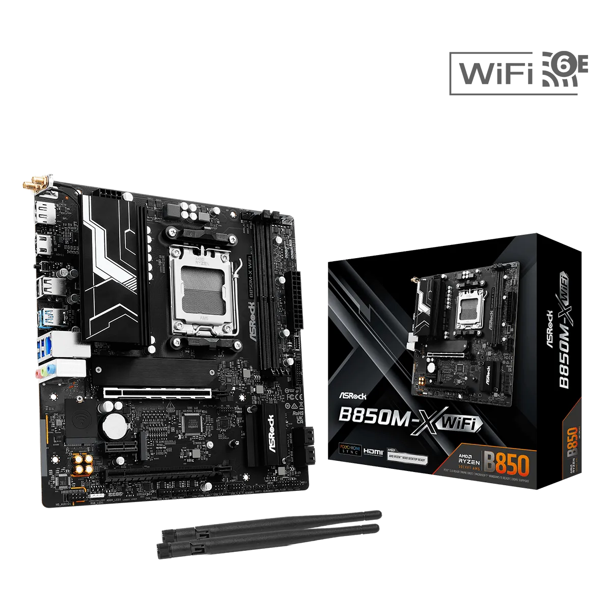 ASRock B850M-X WiFi Motherboard