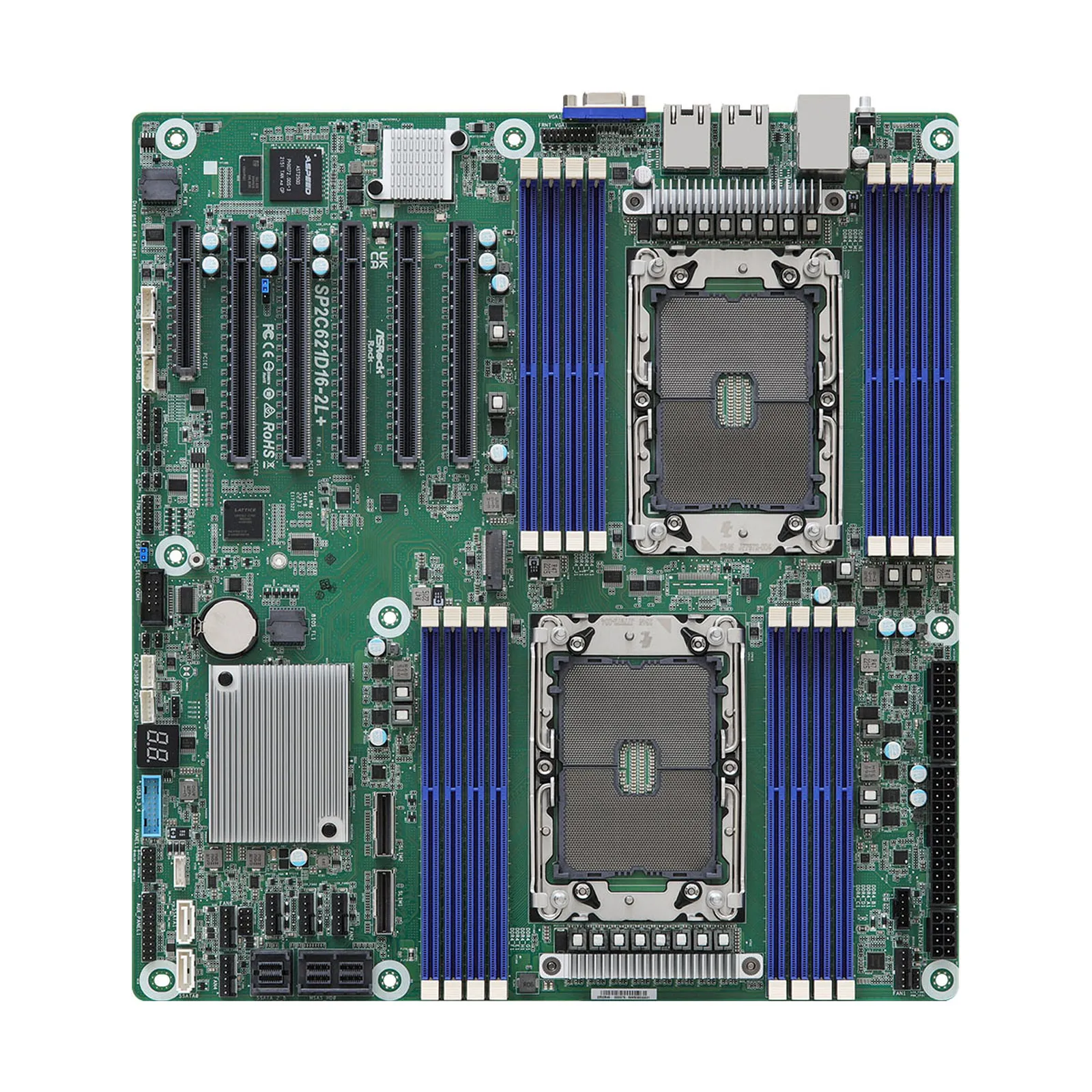 Asrock Rack Workstation Motherboard Sp2c621d16 2l 1 L