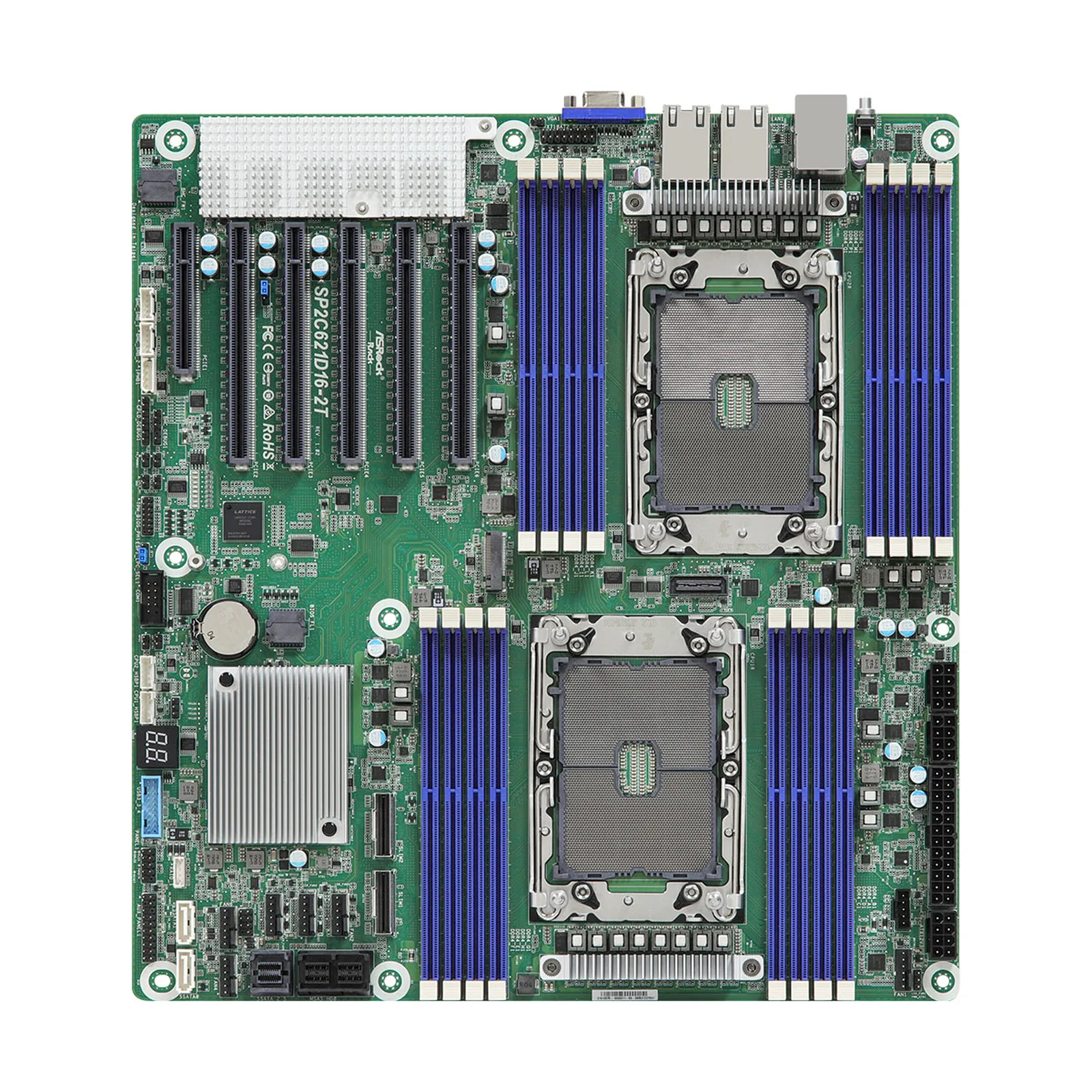 Asrock Rack Workstation Motherboard Sp2c621d16 2t 1 L