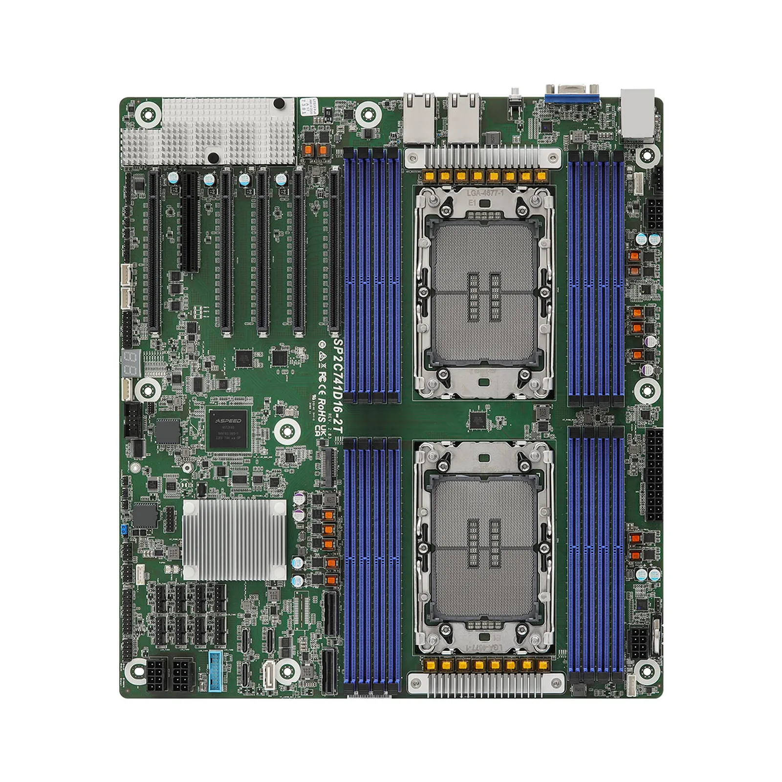 Asrock Rack Workstation Motherboard Sp2c741d16 2t 1 L