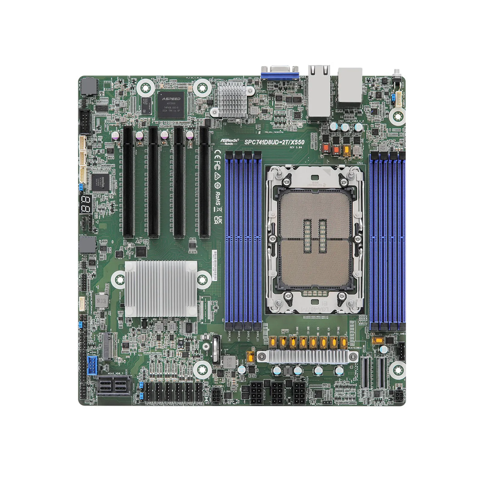 Asrock Rack Workstation Motherboard Spc741d8ud 2tx550 1 L