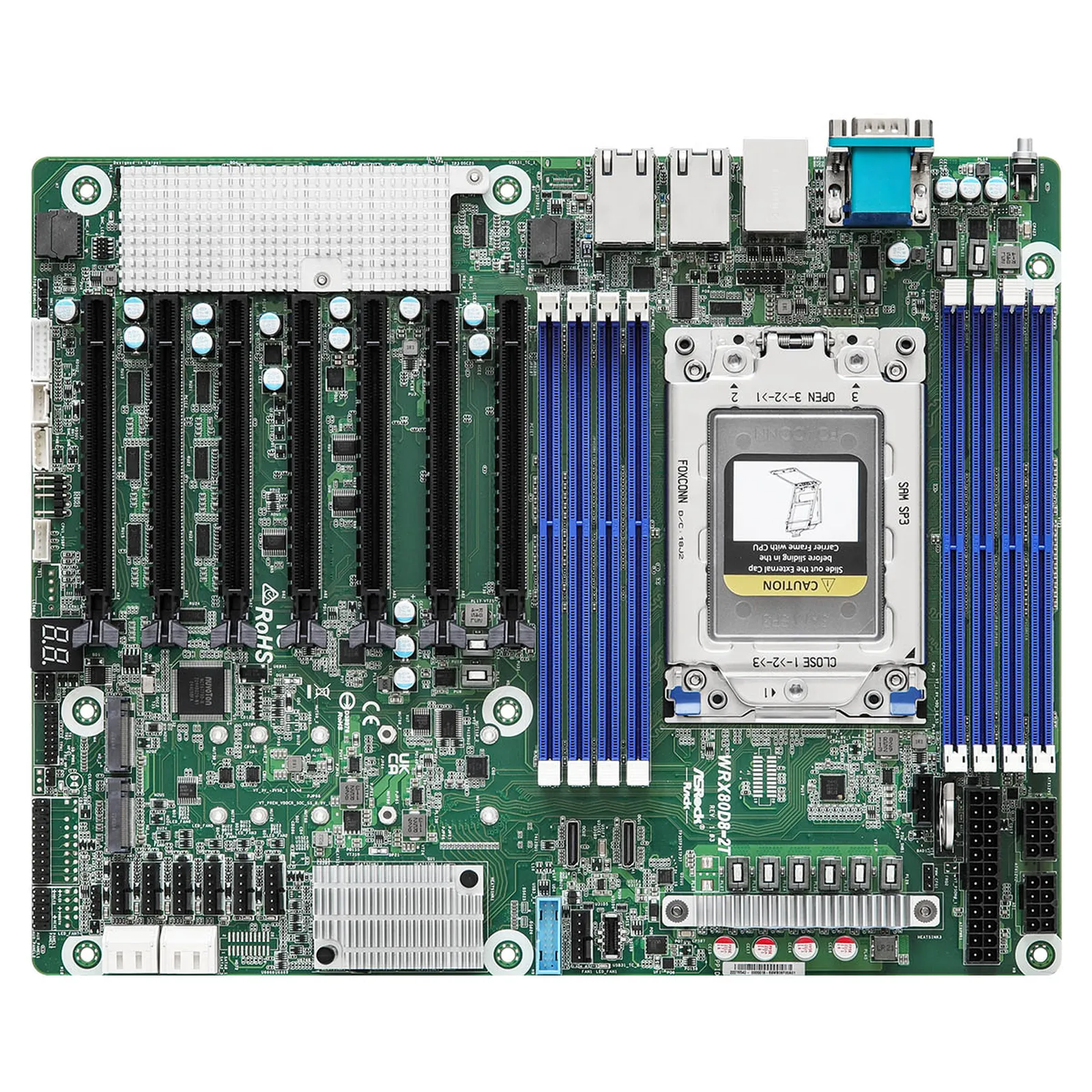 Asrock Rack Workstation Motherboard Wrx80d8 2t 1 L