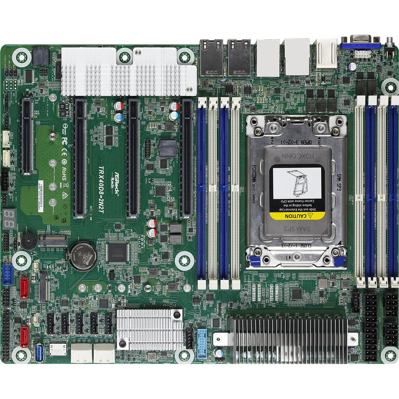 Asrock Workstation Motherboard Trx40d8 2n2t 1 L