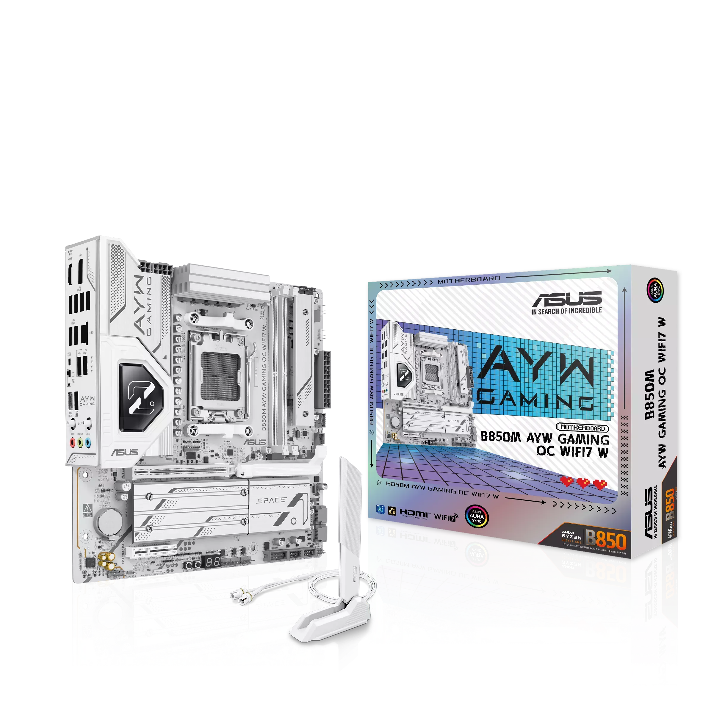 Asus B850m Ayw Gaming Oc Wifi7 W 10