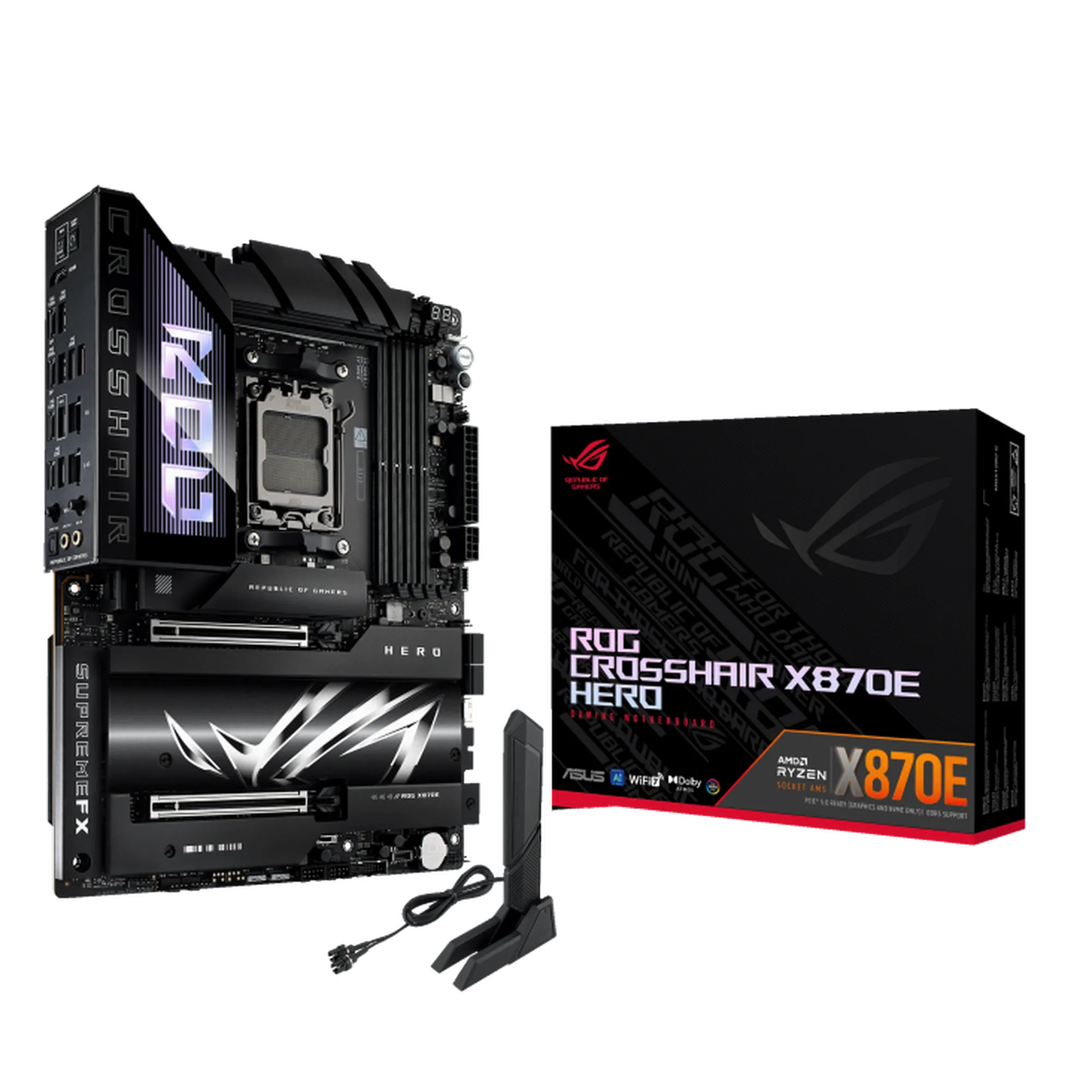 ASUS ROG CROSSHAIR X870E HERO motherboard