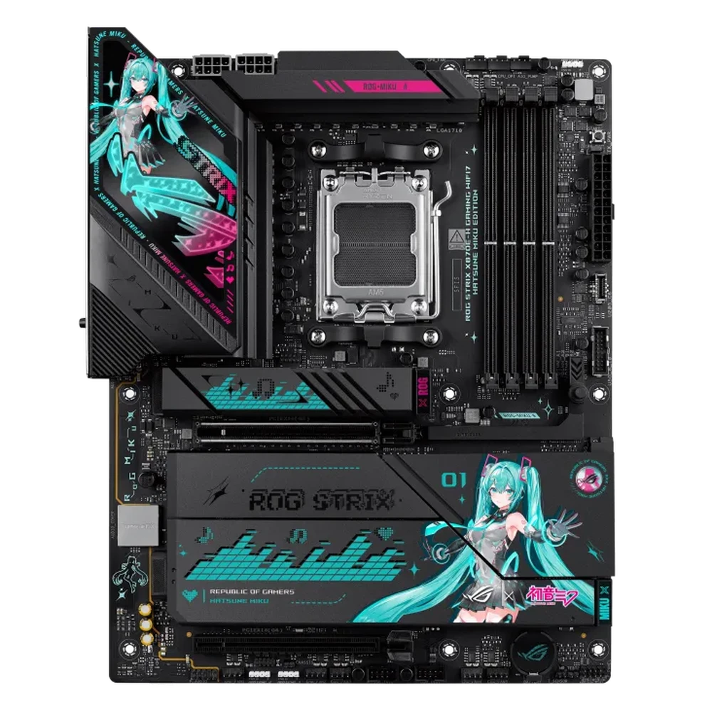 Asus Rog Strix X870e H Gaming Wifi7 Hatsune Miku Edition 1