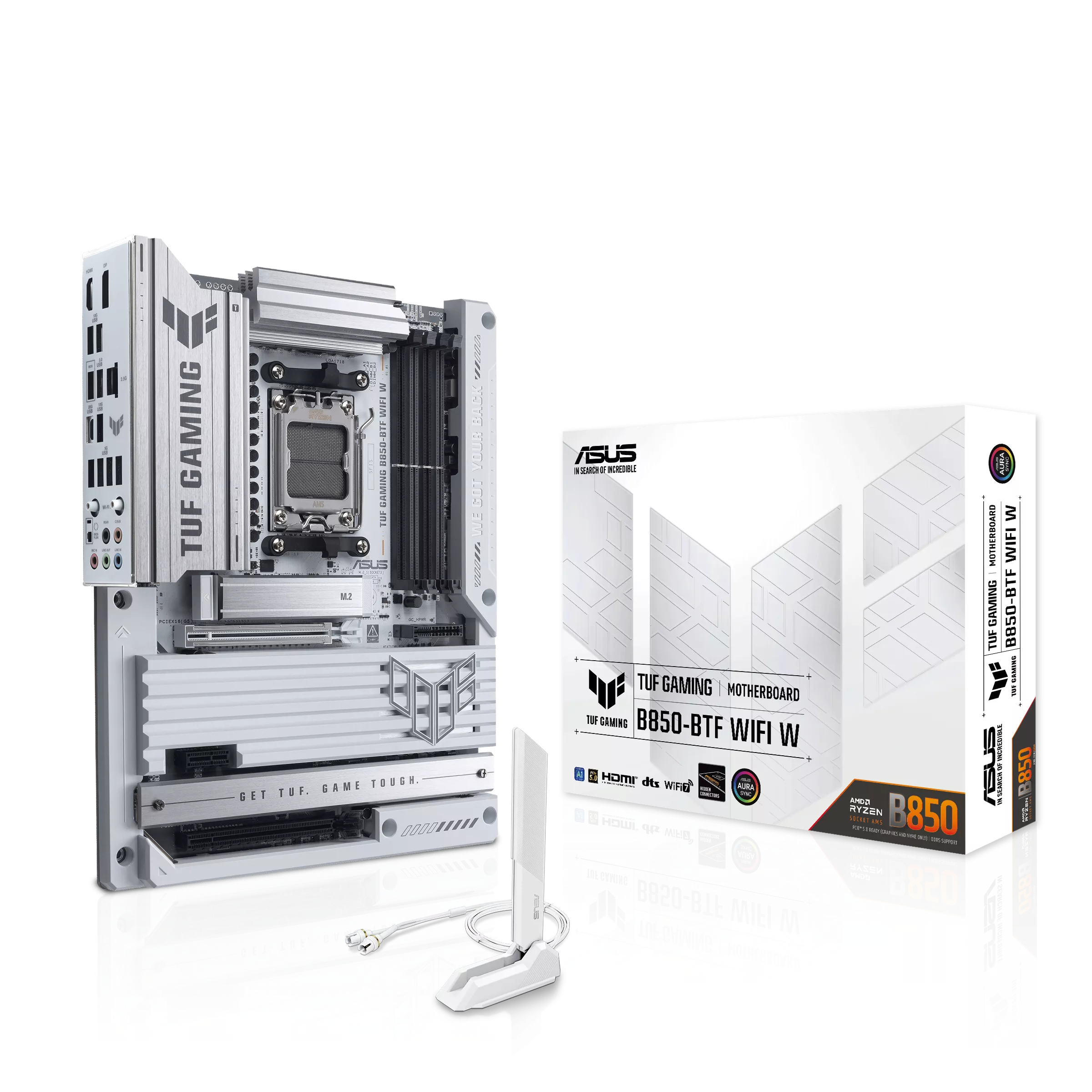 ASUS TUF GAMING B850‑BTF WIFI W motherboard