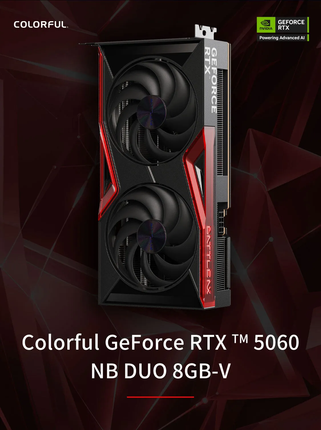 Colorful Geforce Rtx 5060 Battle Ax Duo 8gb V 8