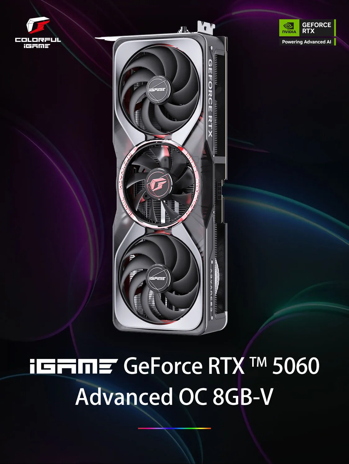 Colorful Igame Geforce Rtx 5060 Advanced Oc 8gb V 8