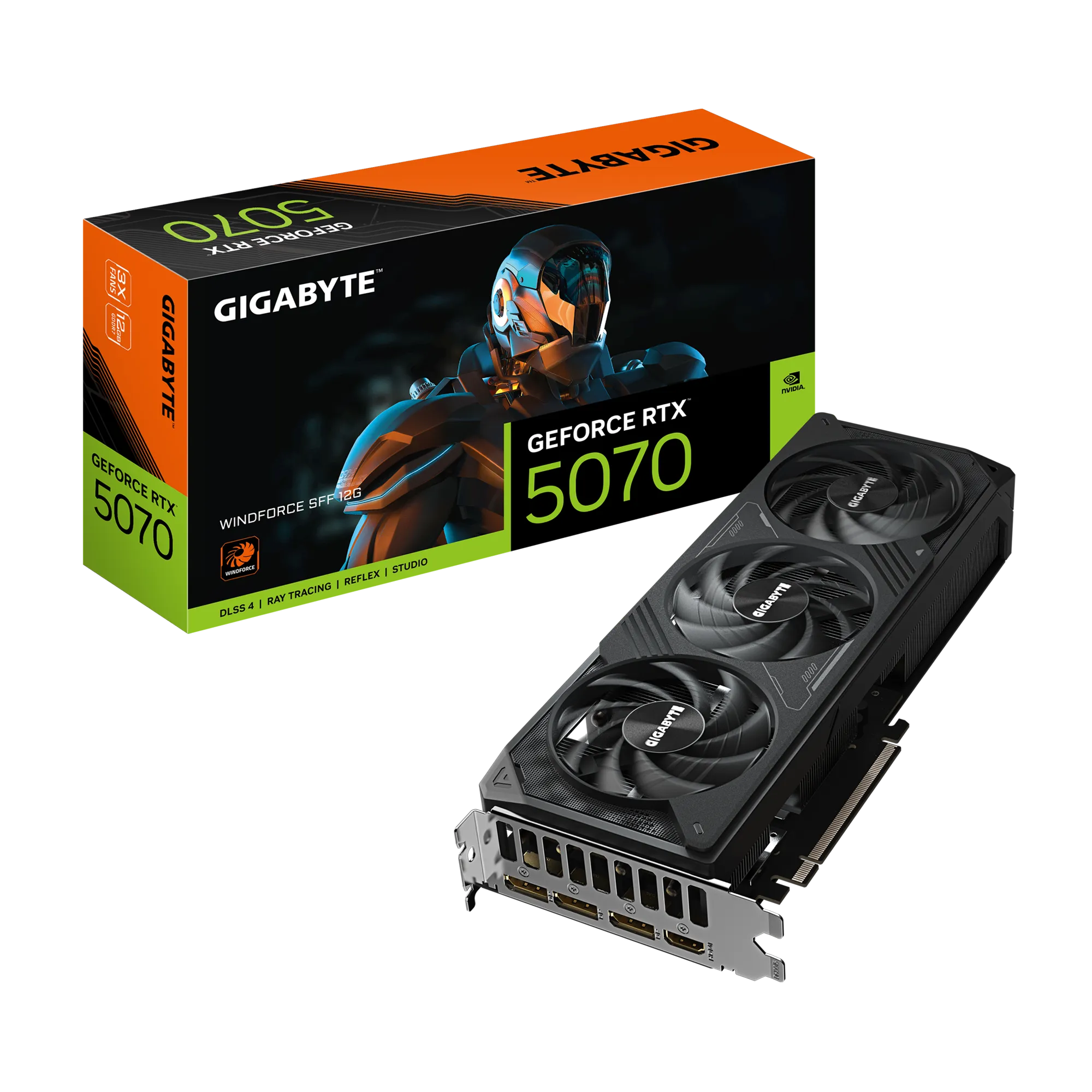 Gigabyte Geforce Rtx 5070 Windforce Sff 12g 01
