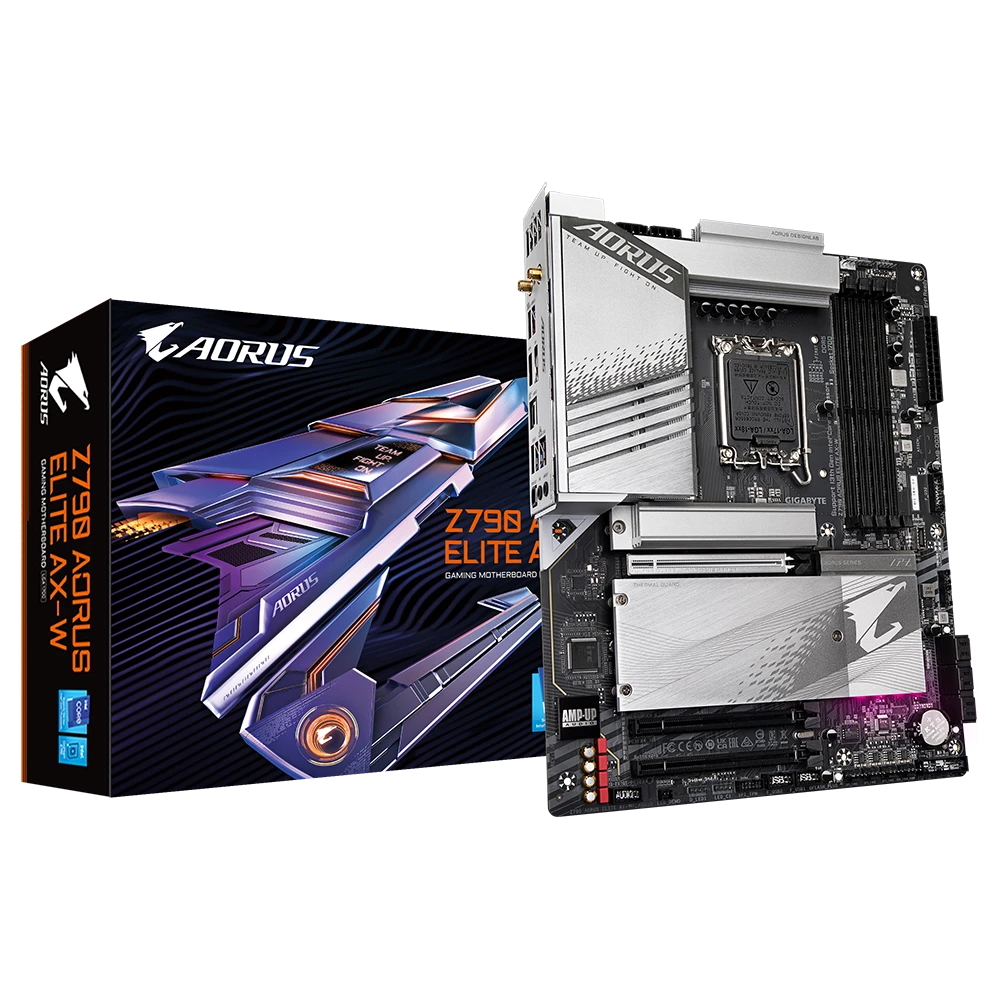 GIGABYTE Z790 AORUS ELITE AX-W white ATX motherboard