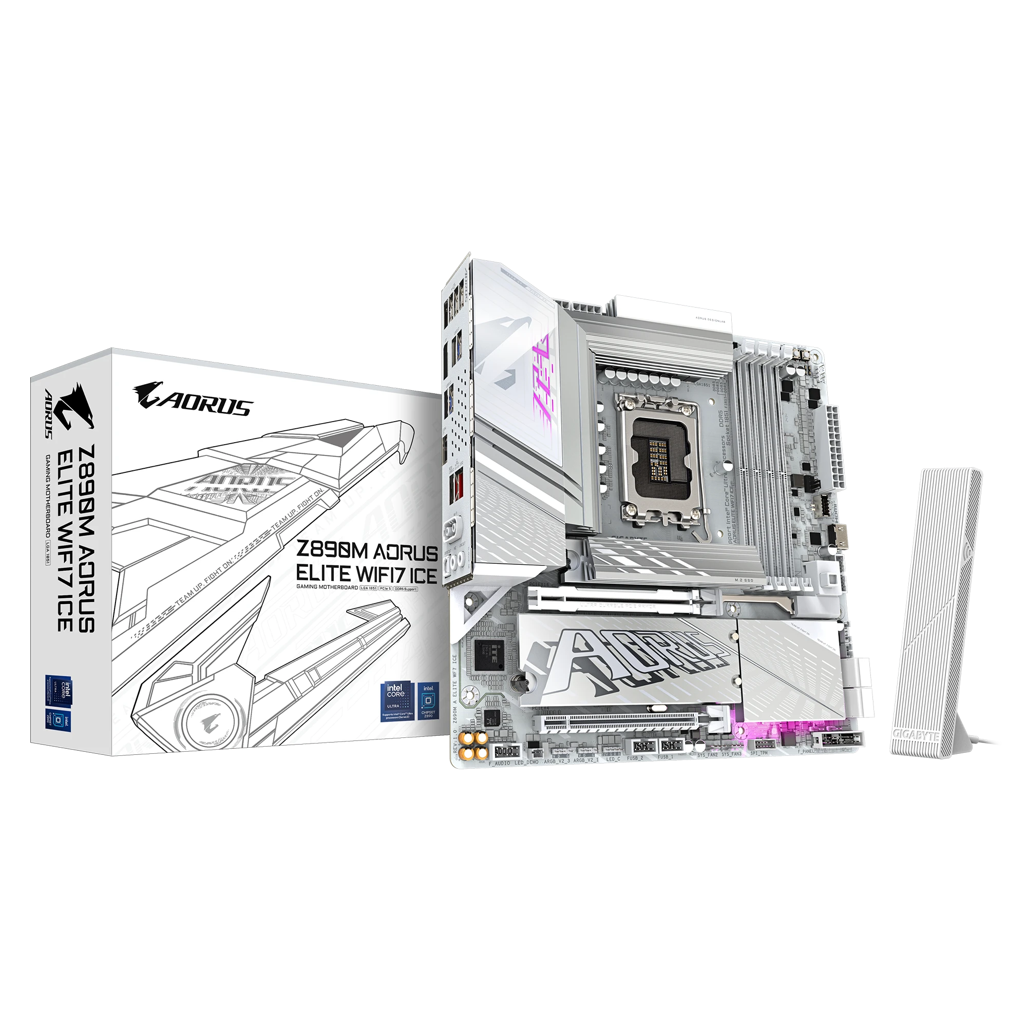Gigabyte Motherboard Z890m Aorus Elite Wifi7 Ice 1