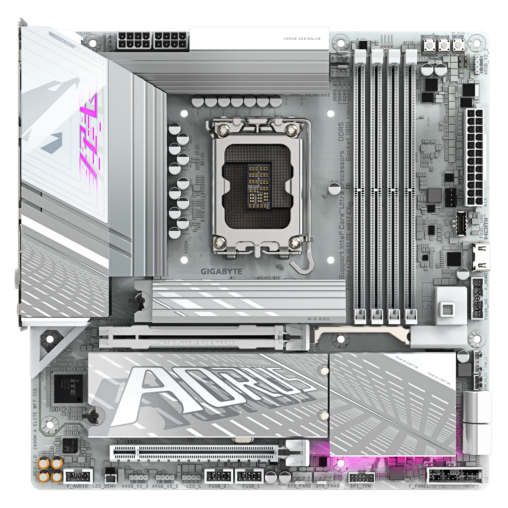 Gigabyte Motherboard Z890m Aorus Elite Wifi7 Ice 2
