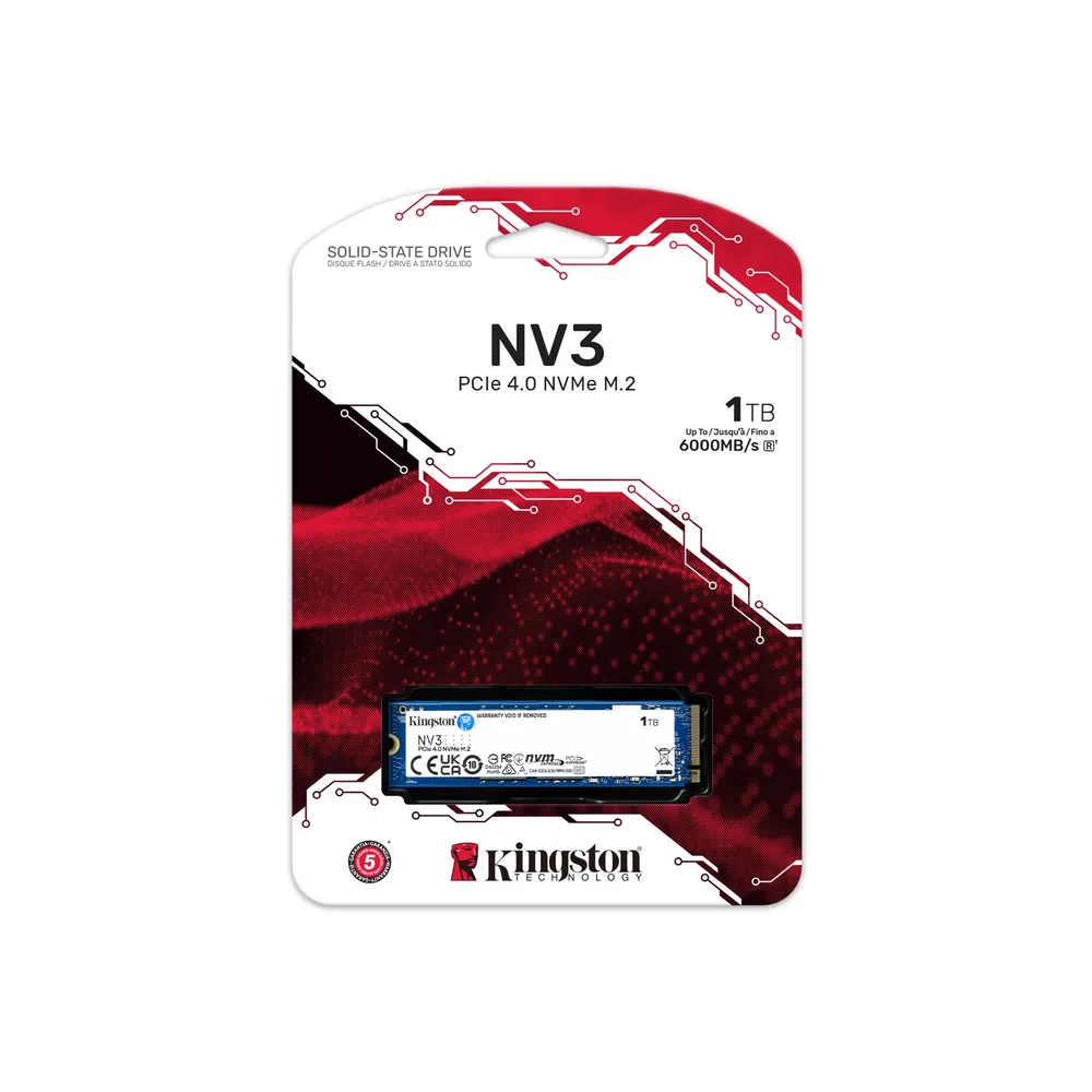 Kingston Nv3 Pcie 4 0 Nvme Ssd 1tb 1