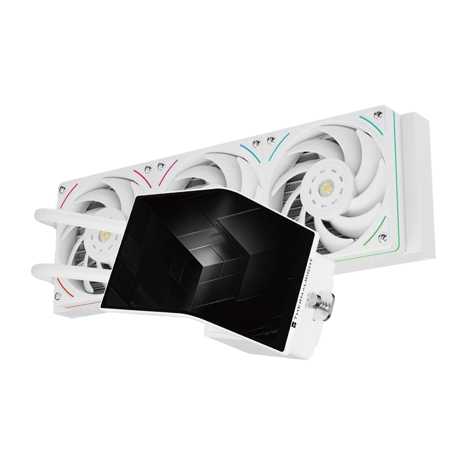 Thermalright Levita Vision 360 UB ARGB WHITE 360mm AIO Liquid CPU Cooler with 6.67" LCD Display