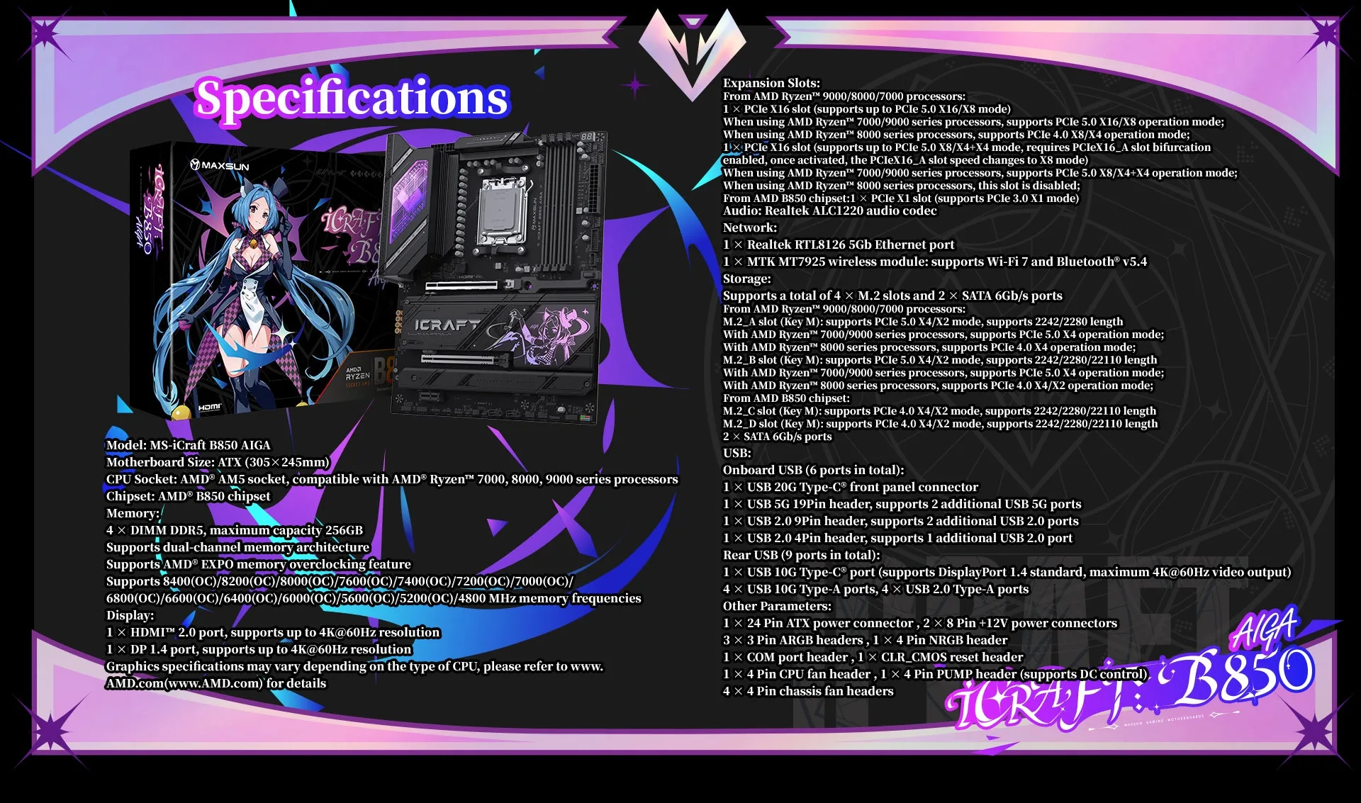 Maxsun Ms Icraft B850 Aiga 1920 En 11