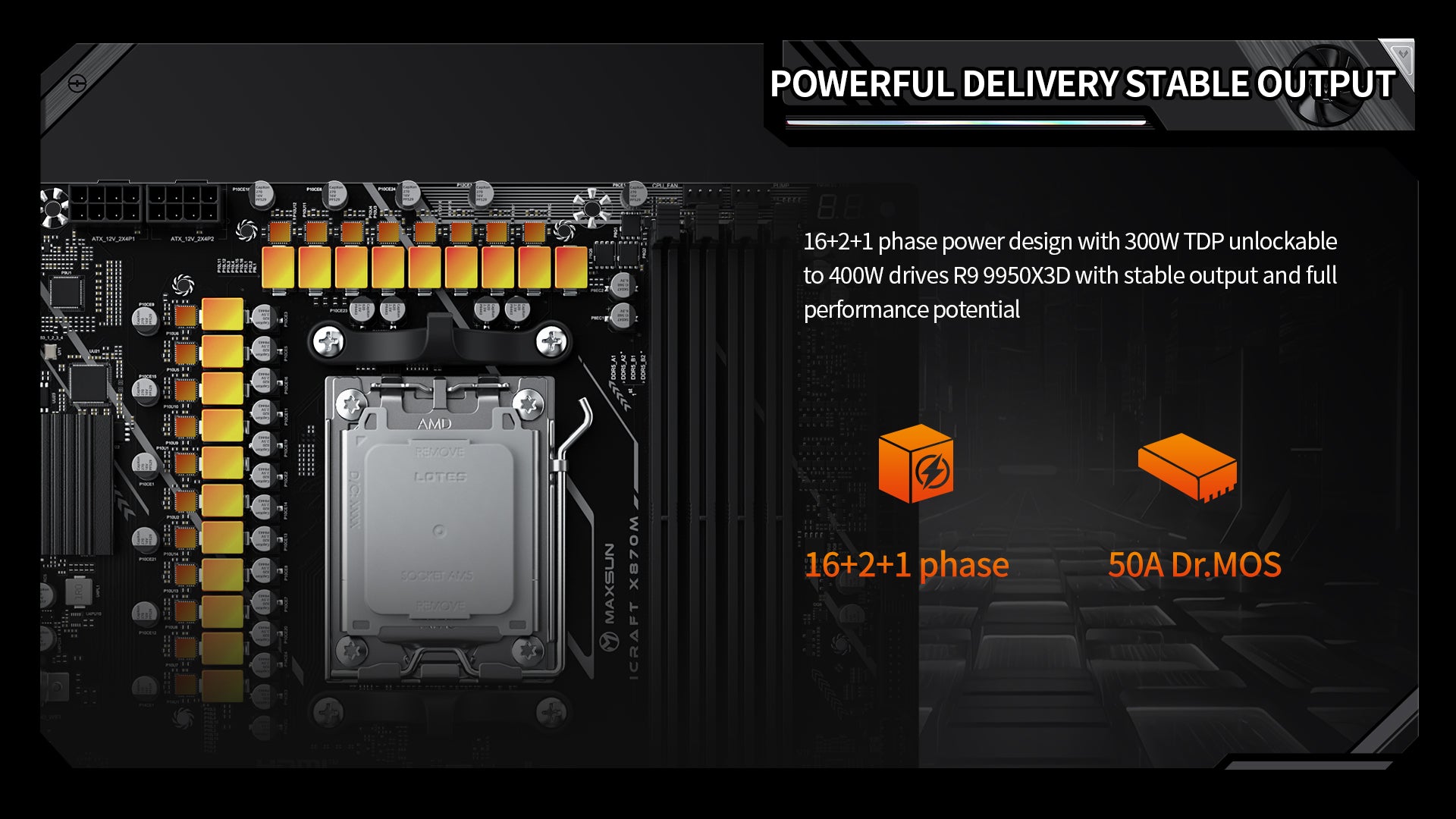 Maxsun Ms Icraft X870m 5 Motherboard