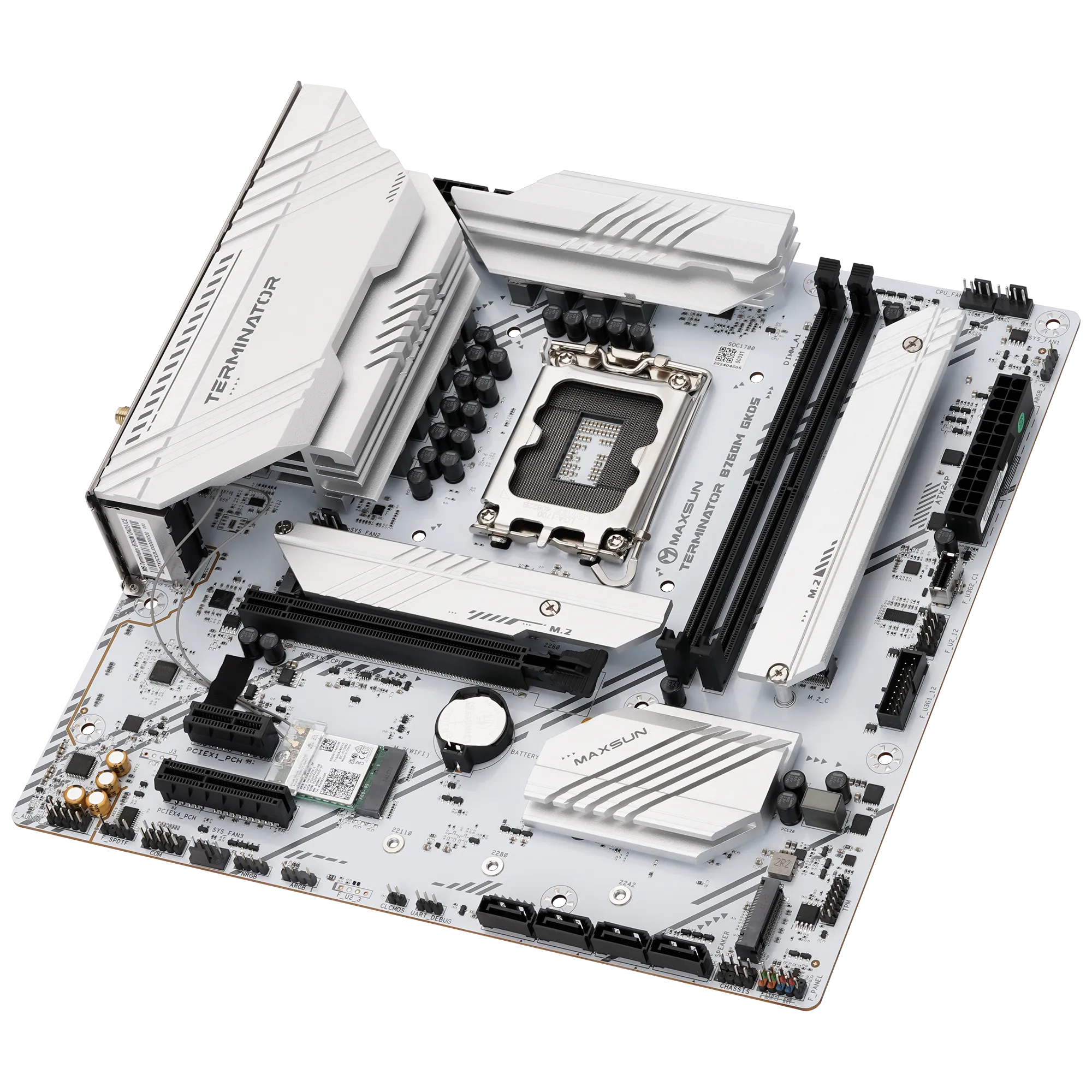 Maxsun Ms Terminator B760m Gkd5 Ice 4