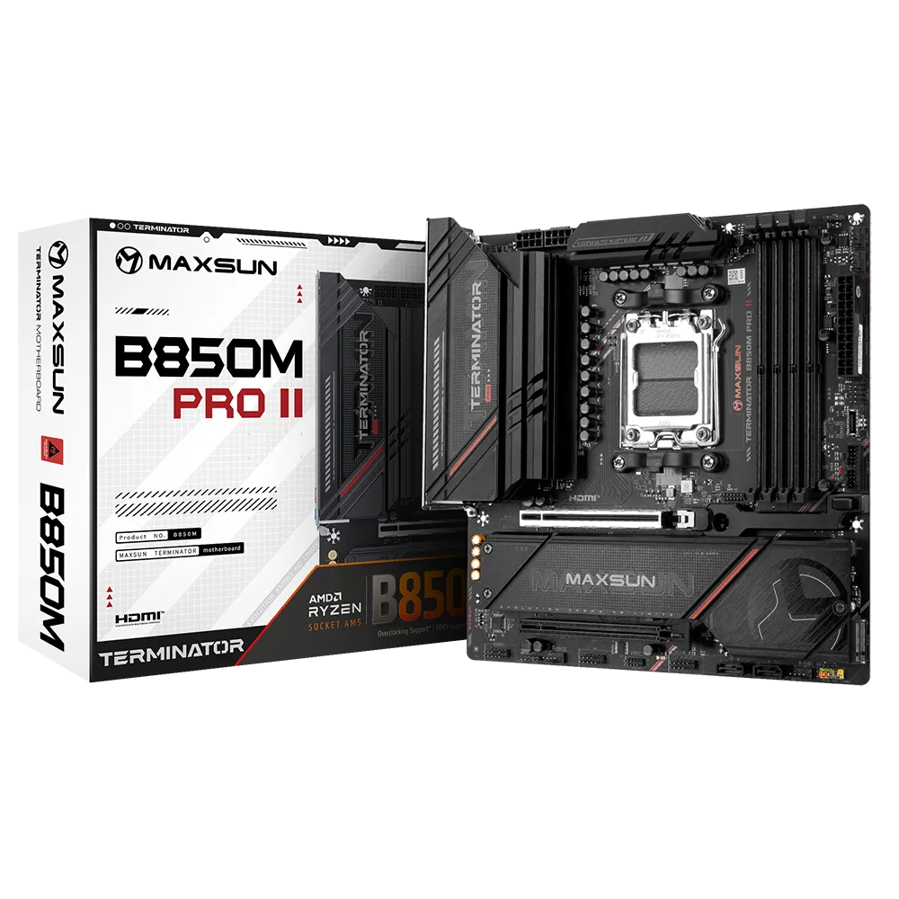 MAXSUN MS‑Terminator B850M PRO II WIFI7 Motherboard