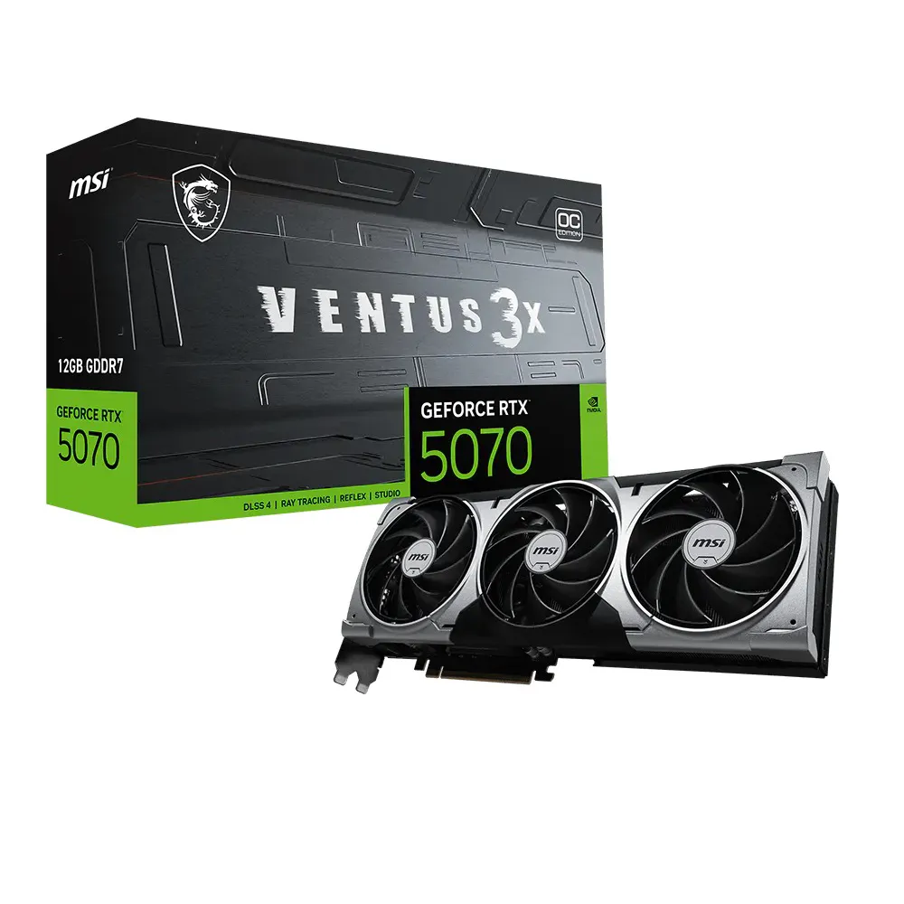 MSI GeForce RTX 5070 12G VENTUS 3X OC