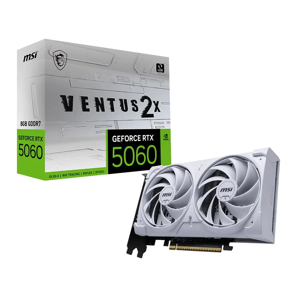 Msi Geforce Rtx 5060 8g Ventus 2x White 1