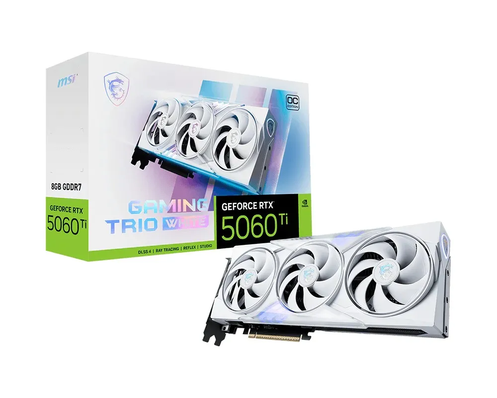 Msi Geforce Rtx 5060 Ti 8g Gaming Trio Oc White 2