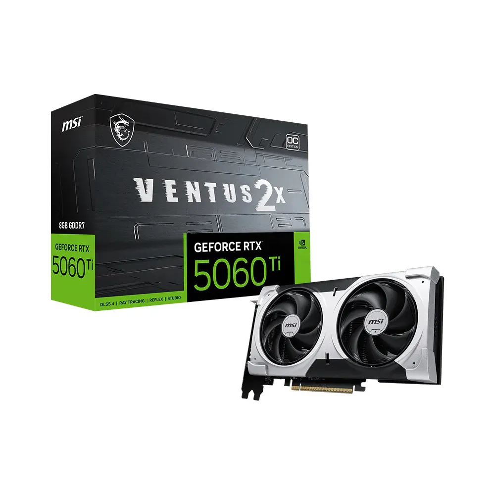 Msi Geforce Rtx 5060 Ti 8g Ventus 2x Oc Plus 3