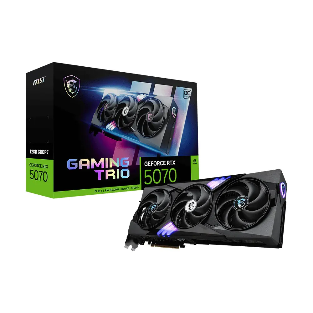 Msi Geforce Rtx 5070 12g Gaming Trio Oc 3