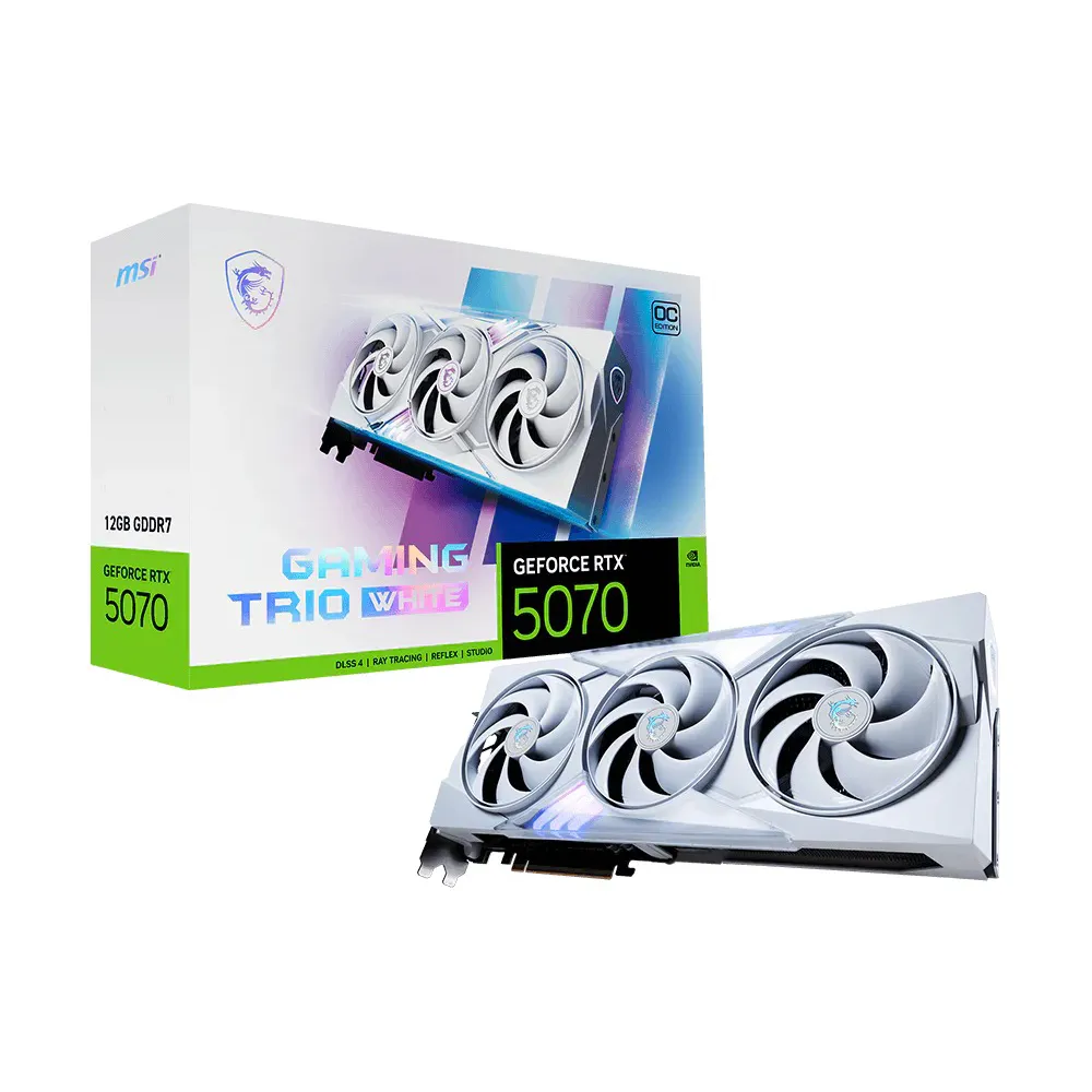 Msi Geforce Rtx 5070 12g Gaming Trio Oc White 3