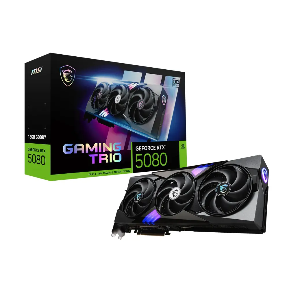 MSI GeForce RTX 5080 16G GAMING TRIO OC
