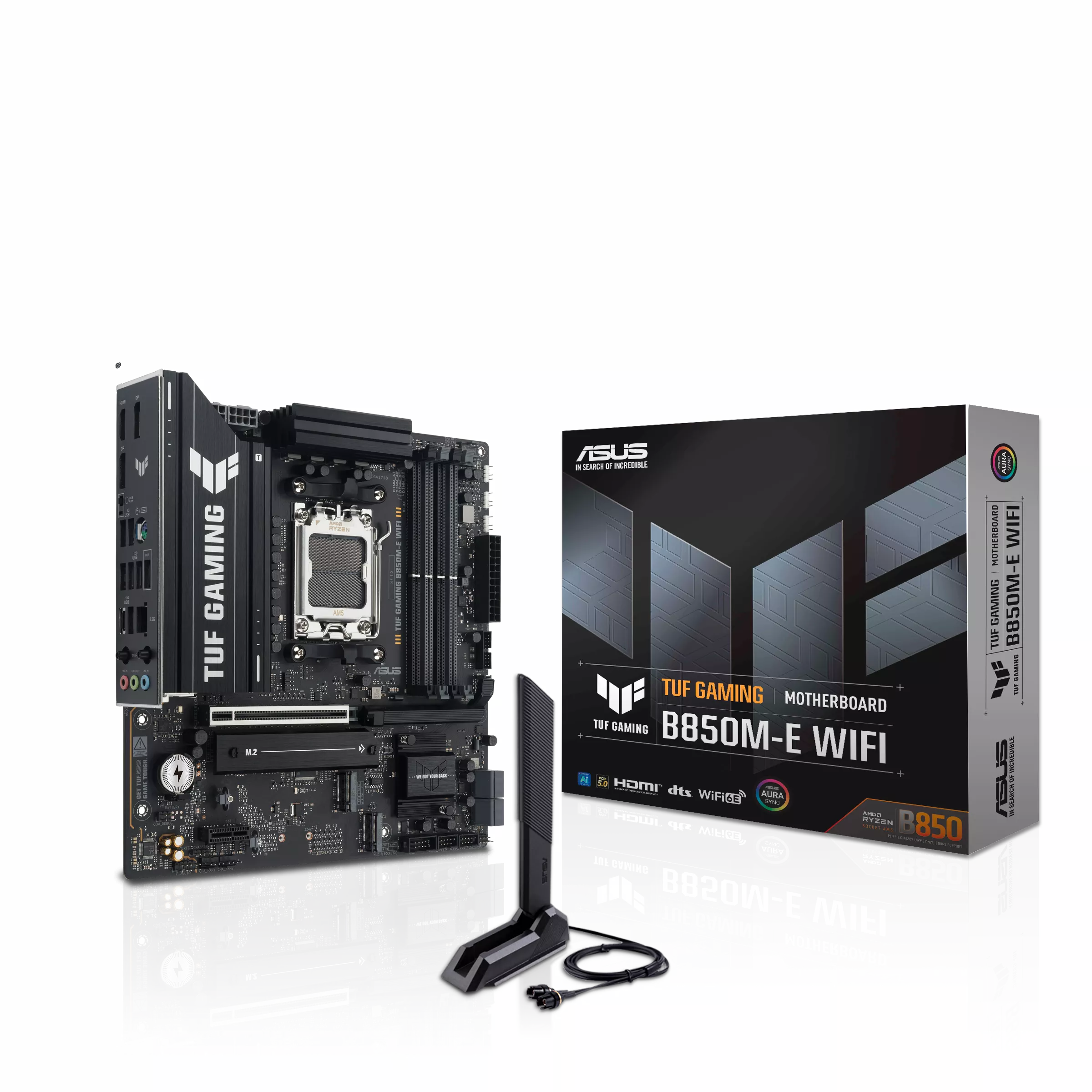 ASUS TUF GAMING B850M‑E WIFI AM5 motherboard