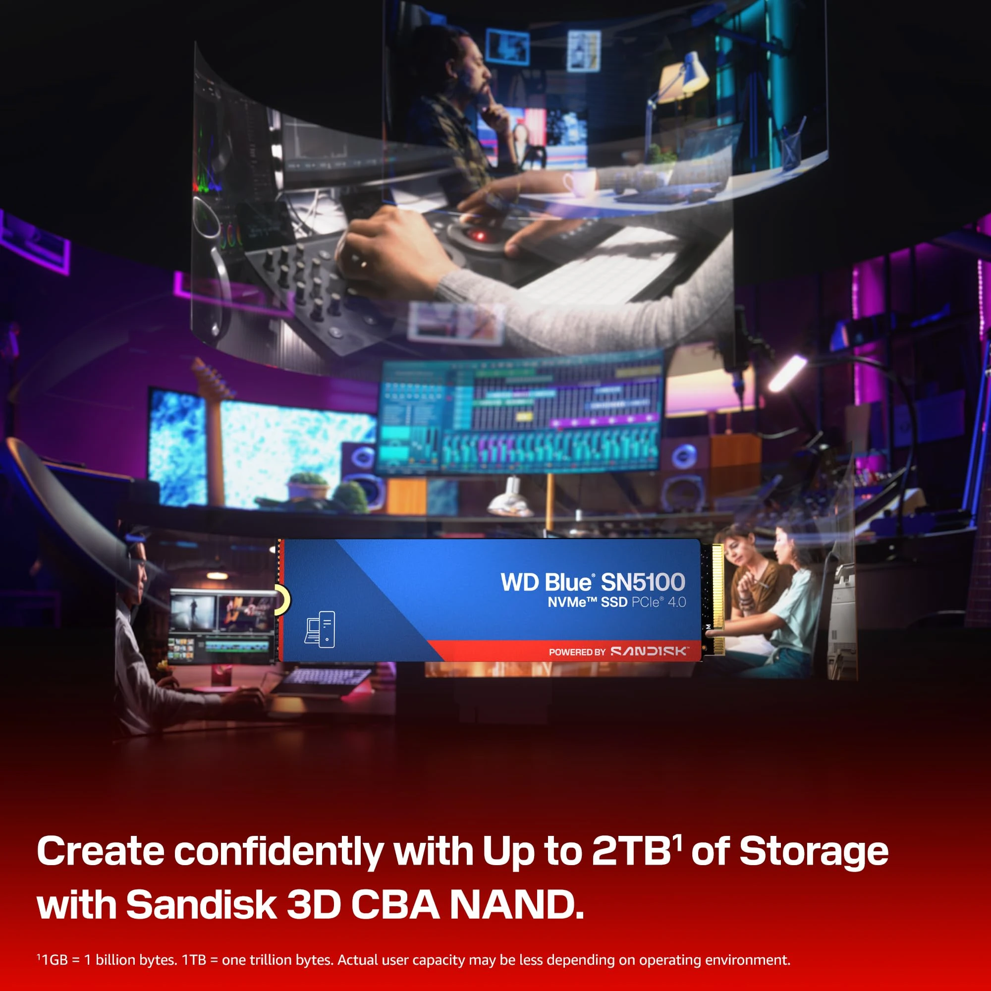 Wd Blue Sn5100 1tb Nvme Ssd 7