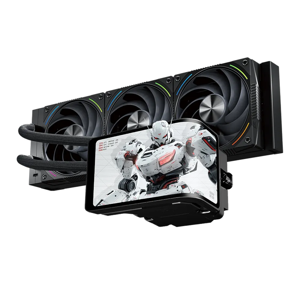 Thermalright CPU Cooler Wonder Vision 360 Turbo ARGB 360mm LCD AIO Liquid Black