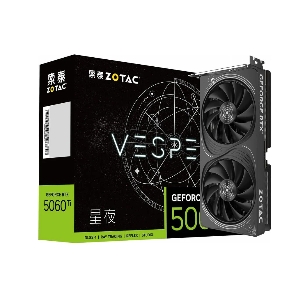 Zotac Geforce Rtx 5060 Ti 8gb Starry Night Oc 1