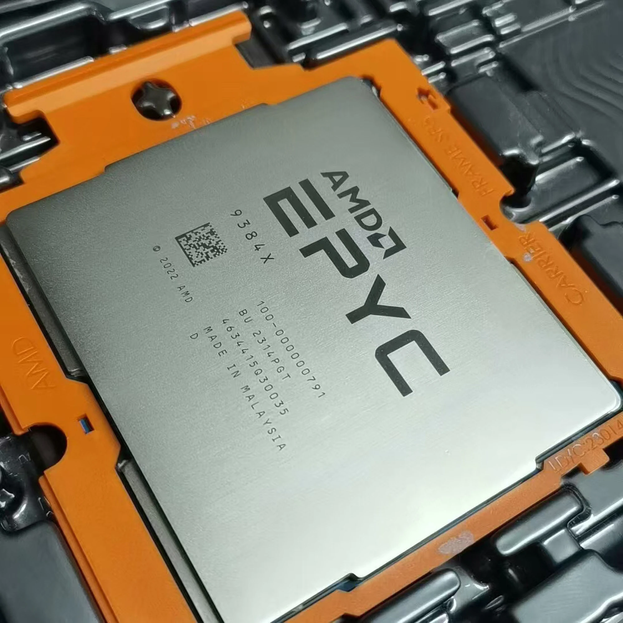 Amd Epyc 9384x 9004 Series Server Cpu Front